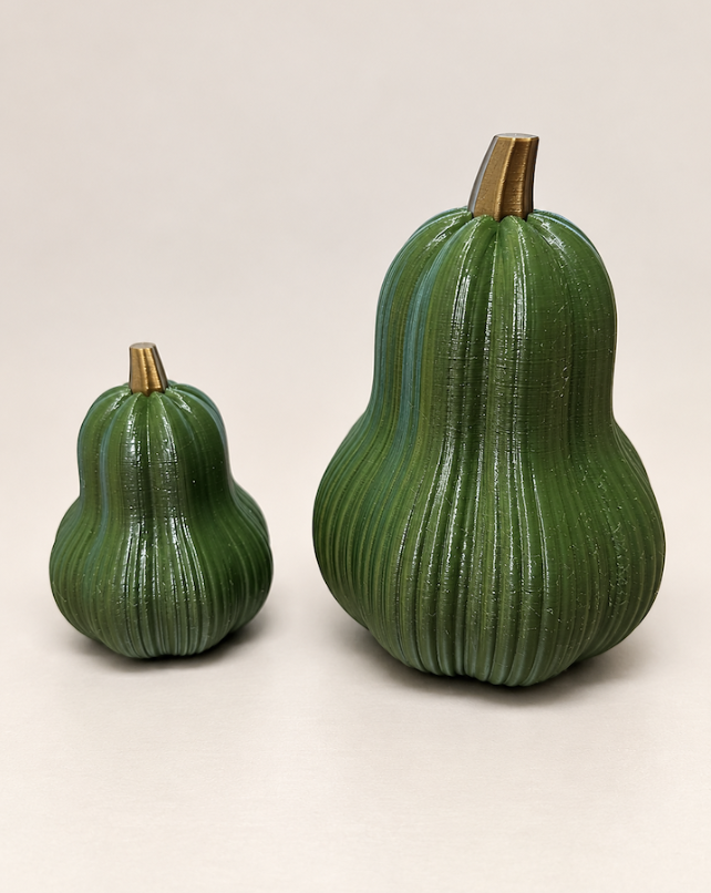 Tall Decorative Pumpkin – 3D Printed Autumn Decor