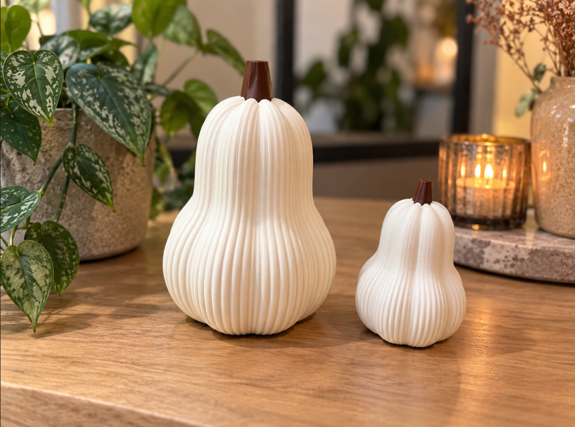 Tall Decorative Pumpkin – 3D Printed Autumn Decor