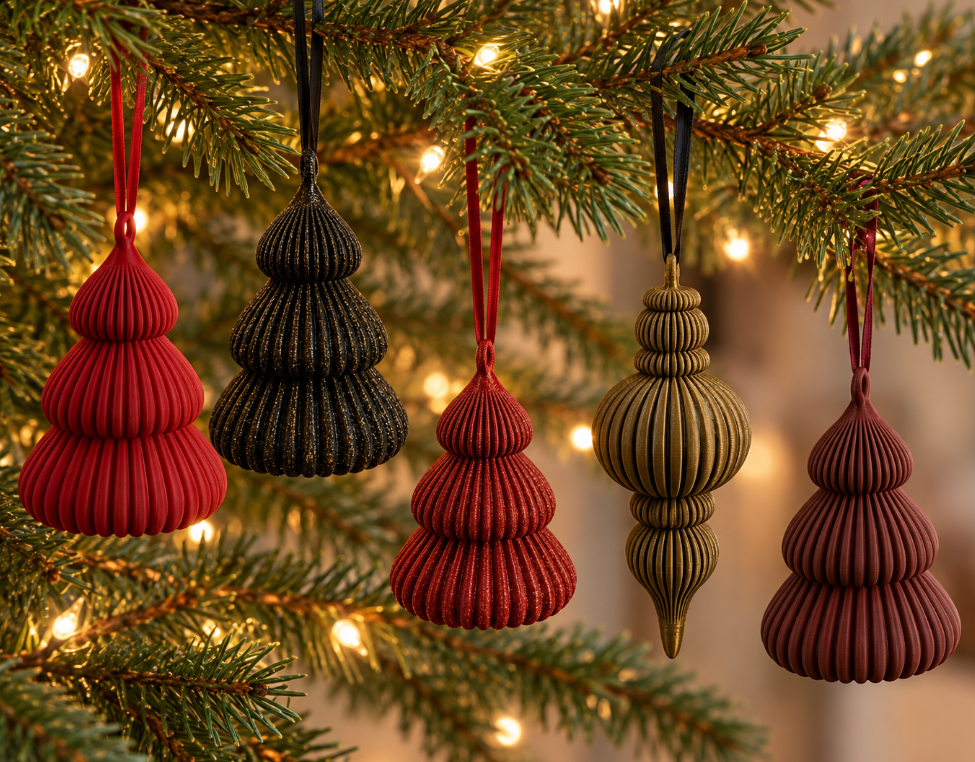 3D Printed Christmas Ornaments